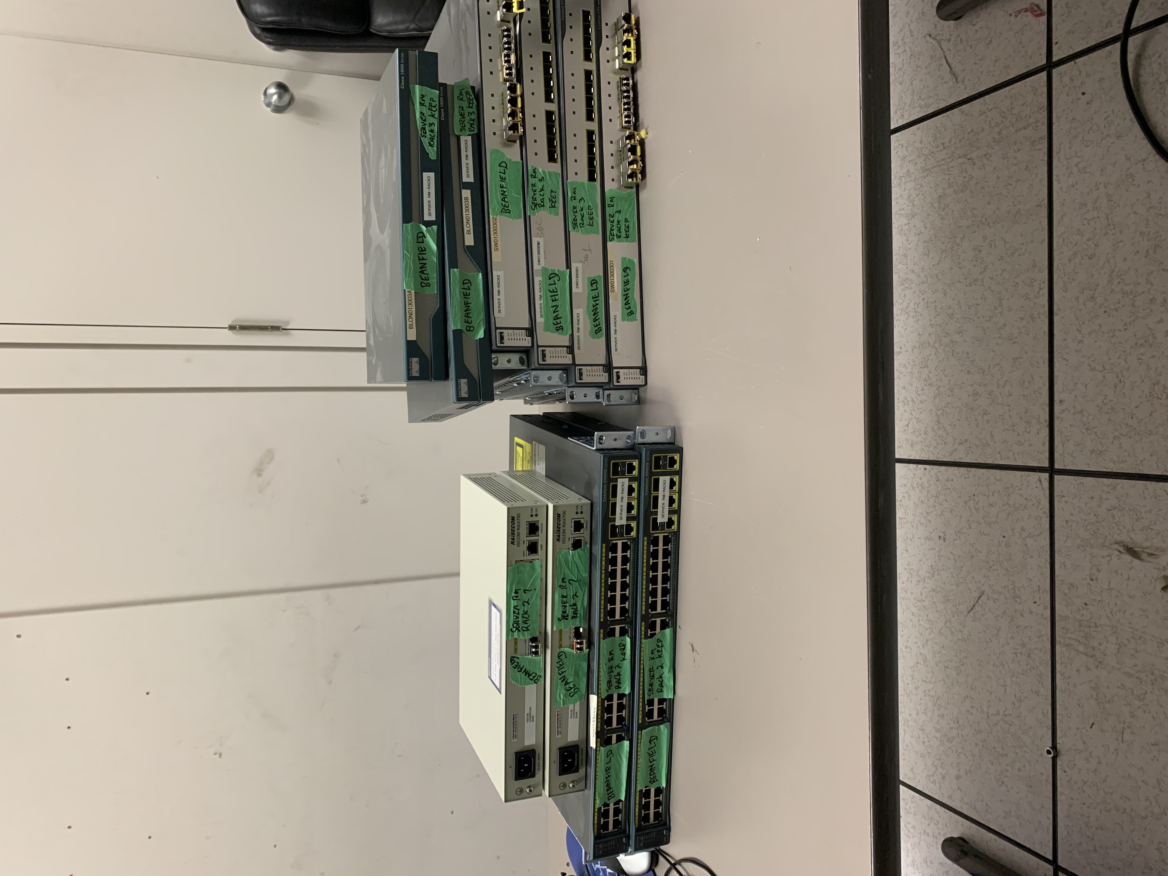System and IT equipment relocations